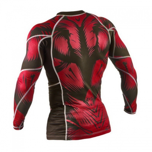Рашгард Peresvit Beast Silver Force Rashguard Long Sleeve Red оригінал